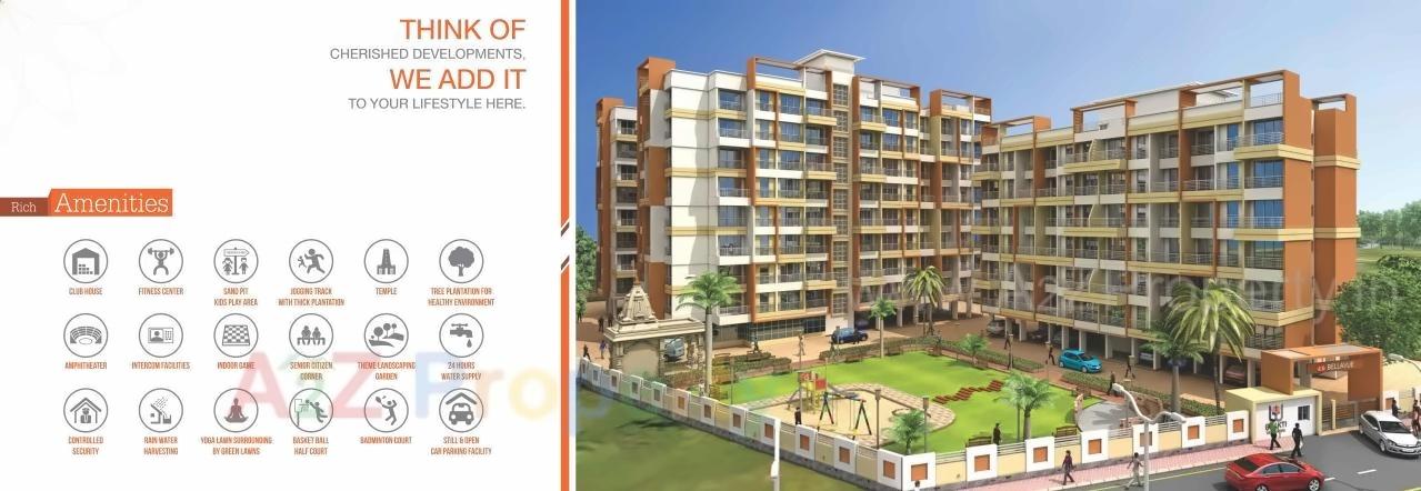 3D Elevation of real estate project Bellavue located at Khopoli, Raigarh, Maharashtra