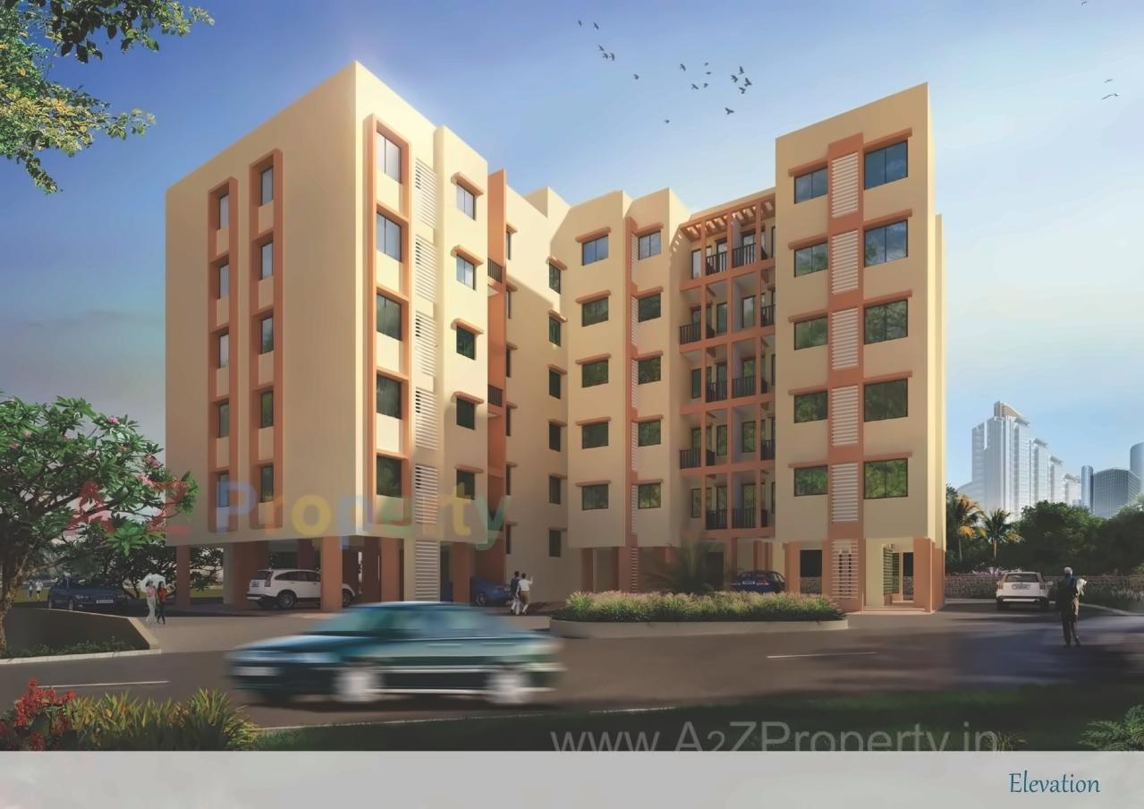 3D Elevation of real estate project Belmac Riverside located at Akurli-, Raigarh, Maharashtra