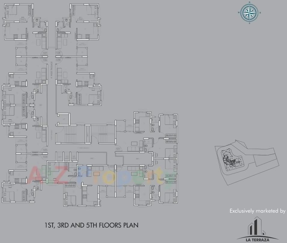 Layout of real estate project Belmac Riverside located at Akurli-, Raigarh, Maharashtra