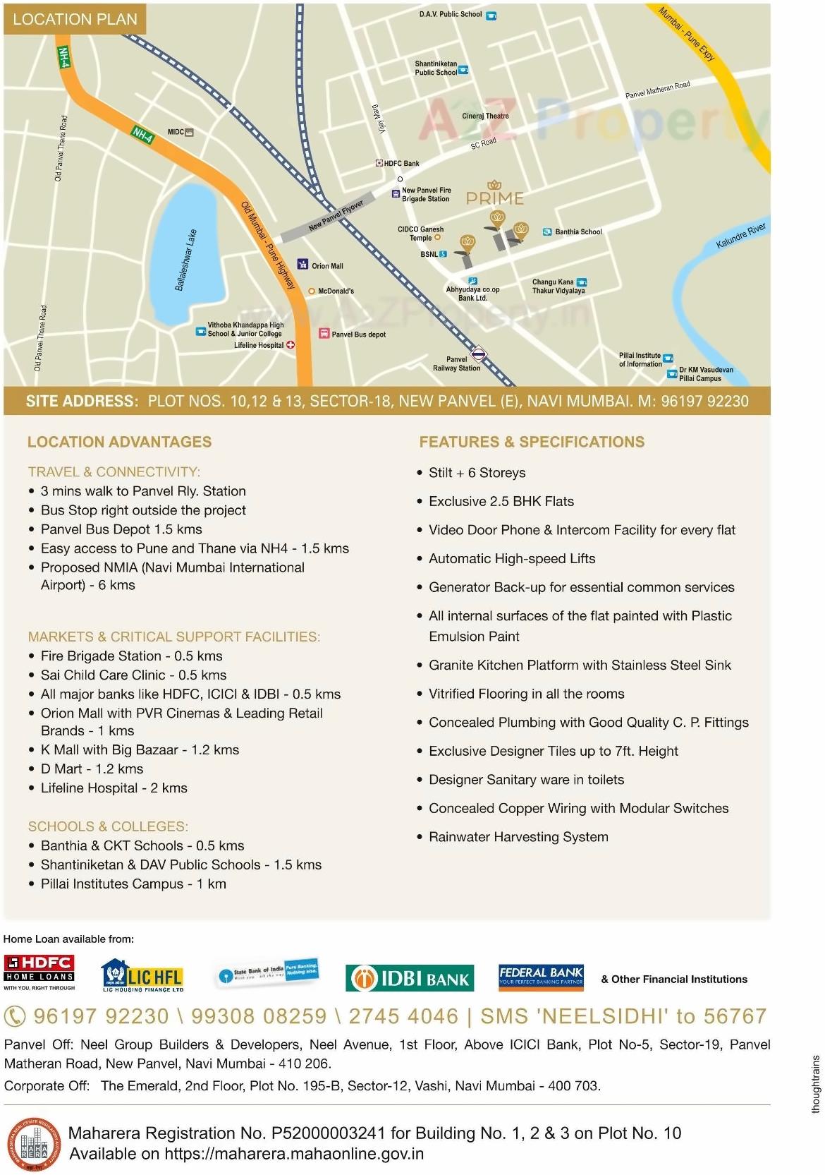  of real estate project C6/01, C6/02 C6/03 Neel Sidhi Prime located at New-panvel, Raigarh, Maharashtra