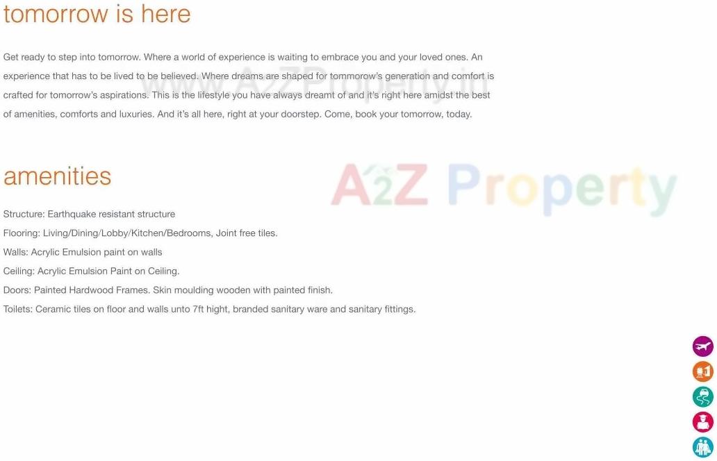  of real estate project Blue Key Realtys Escalate located at Ulawe, Raigarh, Maharashtra