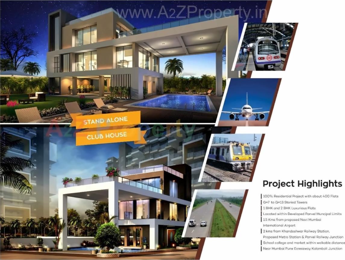 3D Elevation of real estate project , Uptown Avenue located at Panvel, Raigarh, Maharashtra