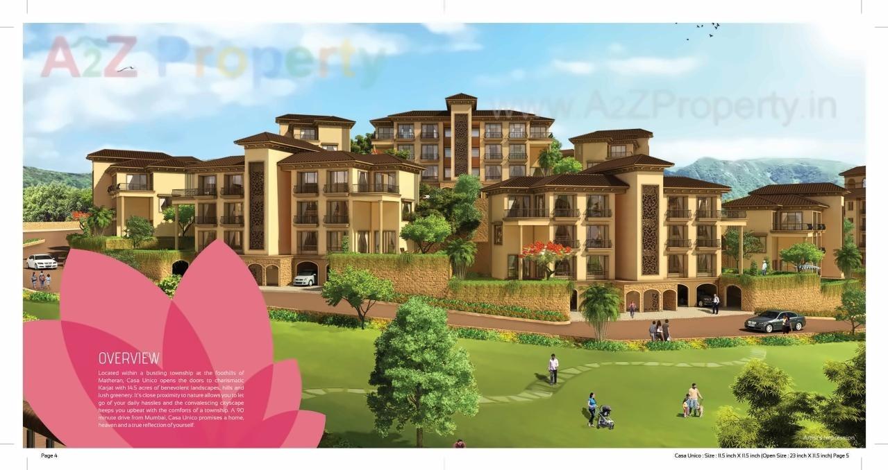 3D Elevation of real estate project Casa Unico located at Ashane, Raigarh, Maharashtra