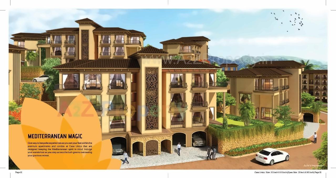 3D Elevation of real estate project Casa Unico located at Ashane, Raigarh, Maharashtra
