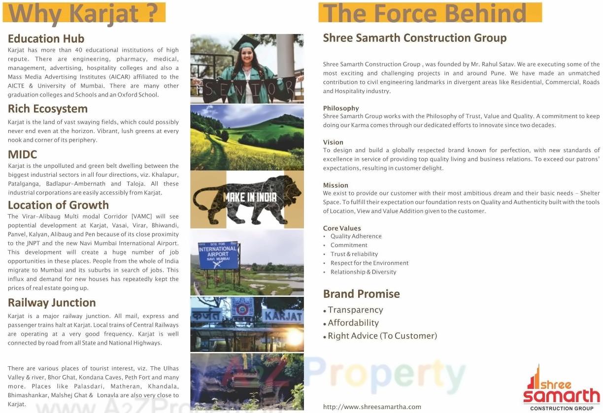  of real estate project Crown located at Karjat, Raigarh, Maharashtra