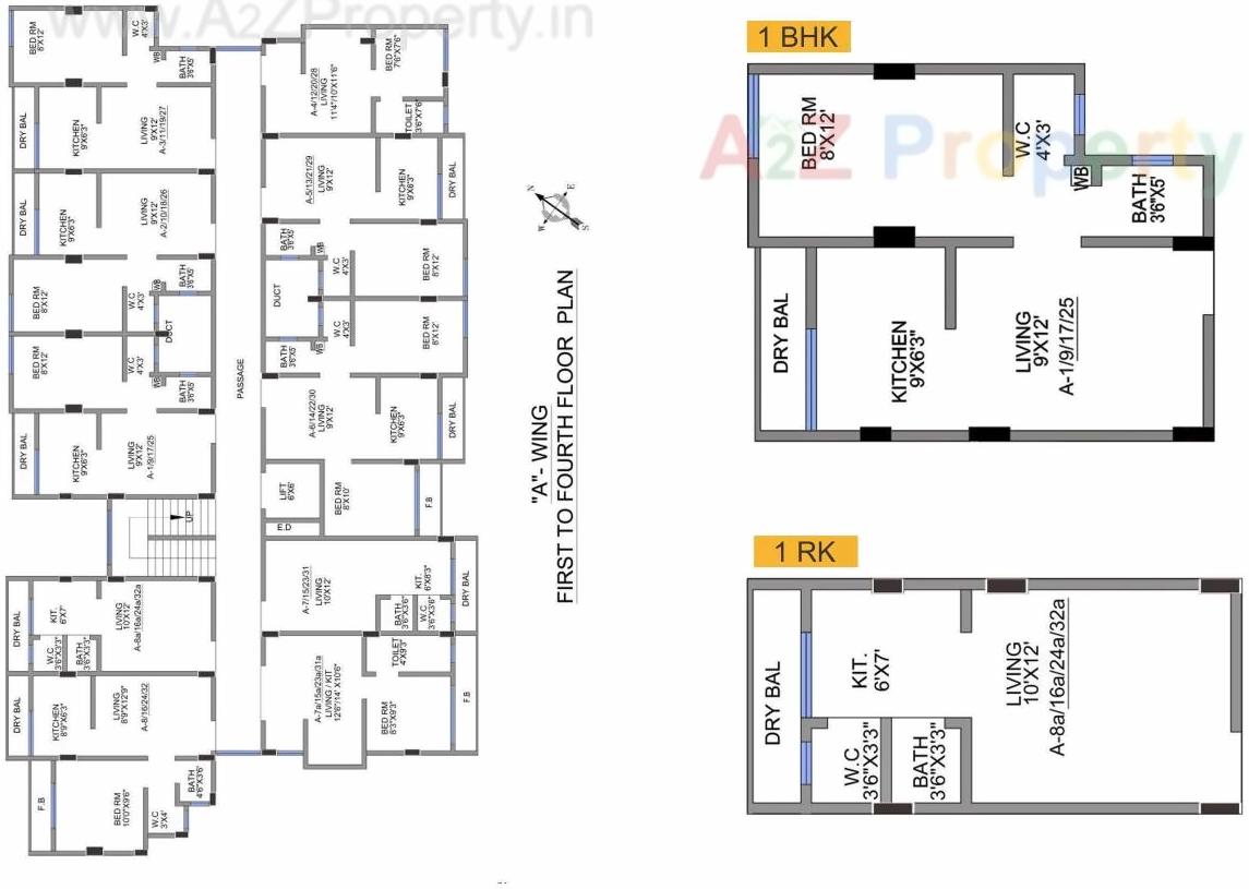 Layout of real estate project Crown located at Karjat, Raigarh, Maharashtra