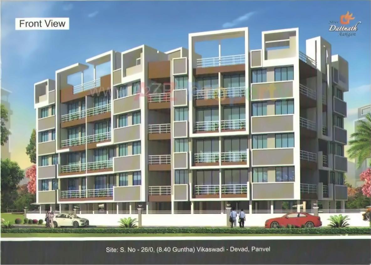 3D Elevation of real estate project Dattnath Aangan located at Devad, Raigarh, Maharashtra