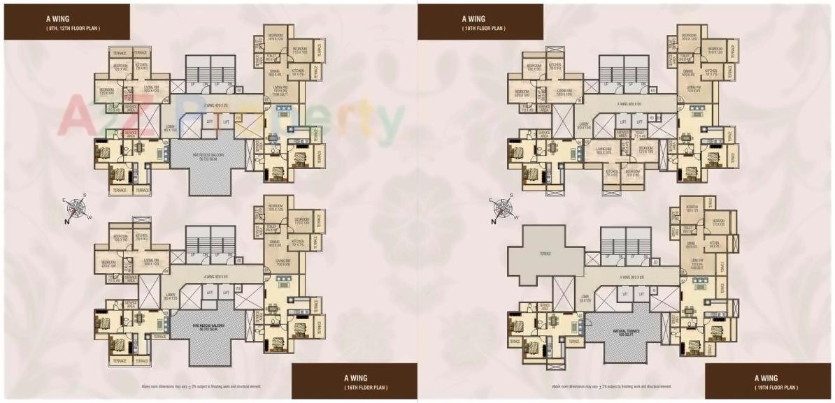 Layout of real estate project Dev Luxuria located at Uran, Raigarh, Maharashtra
