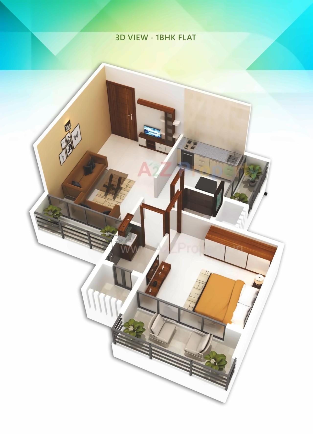 Layout of real estate project Dev Sai Garden located at Navade, Raigarh, Maharashtra