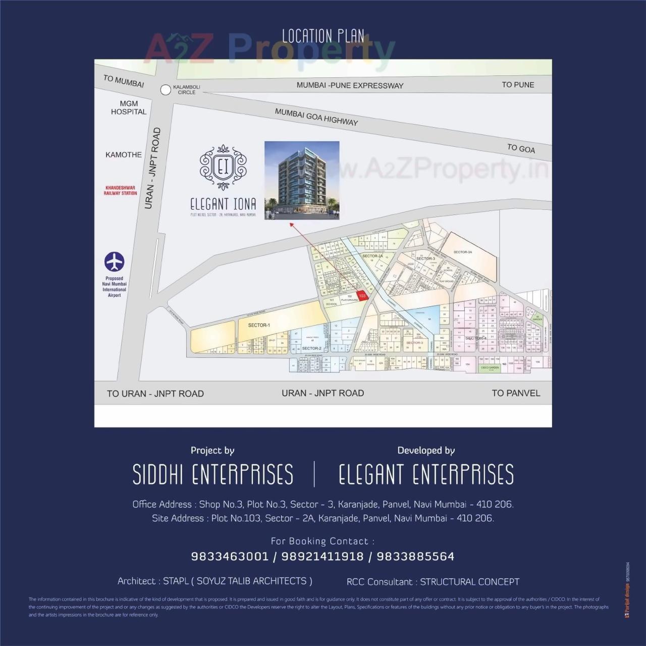  of real estate project Elegant Iona located at Karanjade, Raigarh, Maharashtra