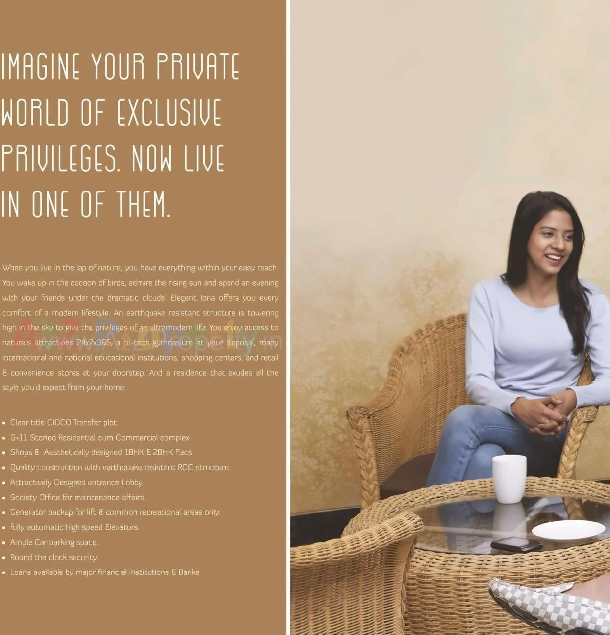  of real estate project Elegant Iona located at Karanjade, Raigarh, Maharashtra