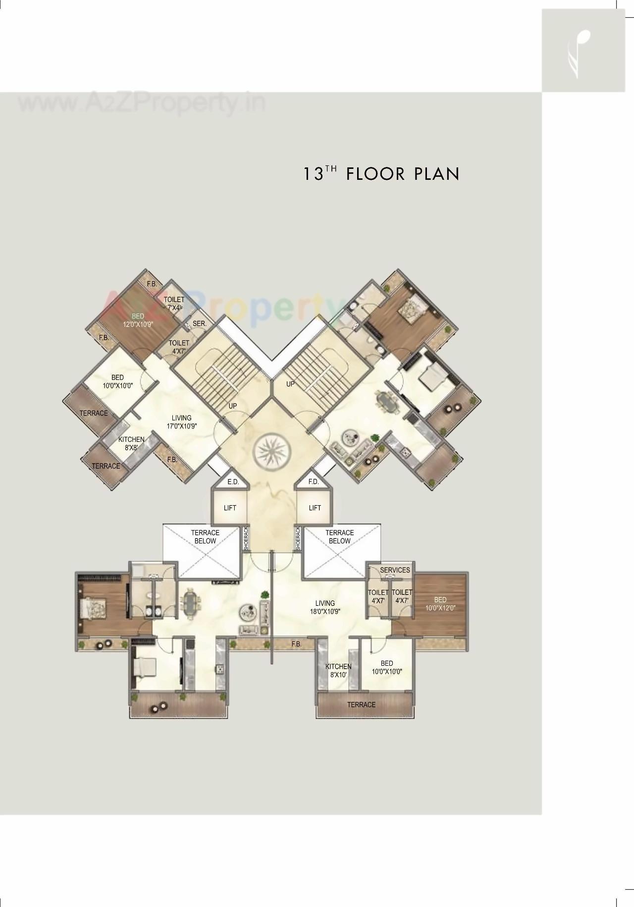 Layout of real estate project Elite Grandeur located at Kharghar, Raigarh, Maharashtra