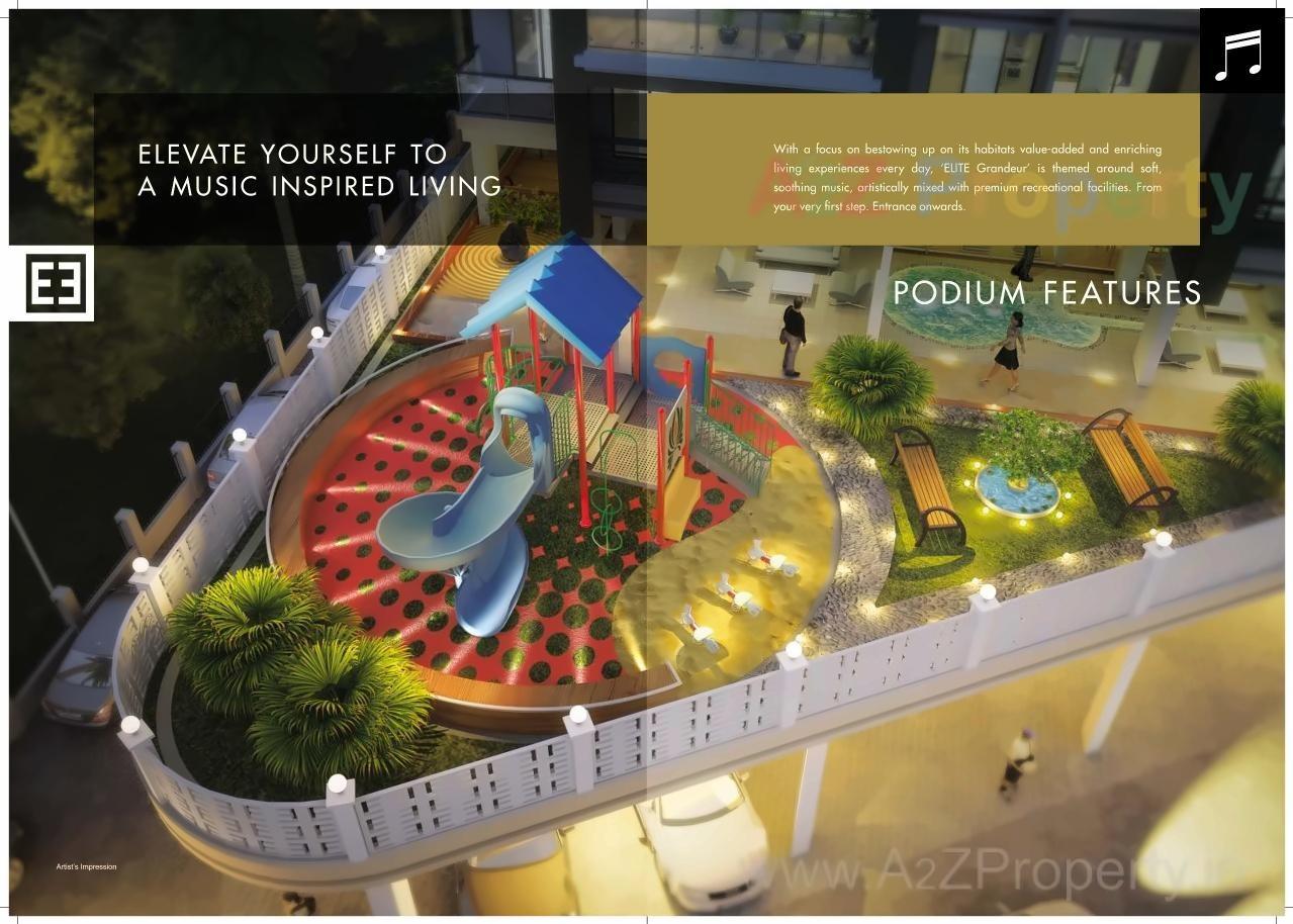 3D Elevation of real estate project Elite Grandeur located at Kharghar, Raigarh, Maharashtra