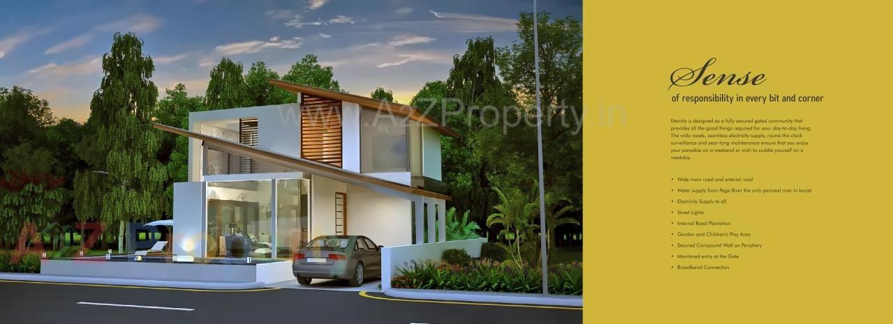 3D Elevation of real estate project Eternity located at Antrat-t-need, Raigarh, Maharashtra