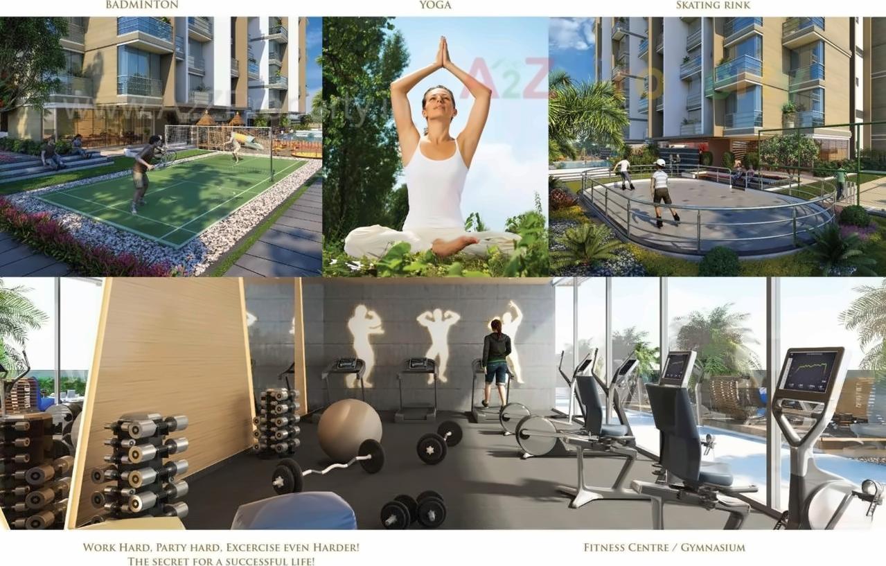 3D Elevation of real estate project Euphoria located at Ulawe, Raigarh, Maharashtra