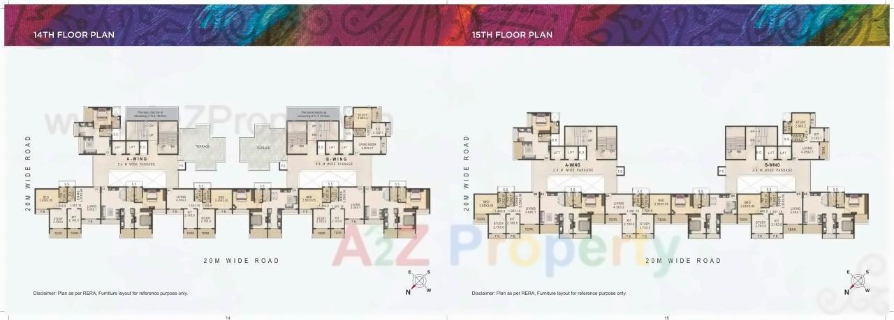 Layout of real estate project Excelencia located at Bokadvira, Raigarh, Maharashtra