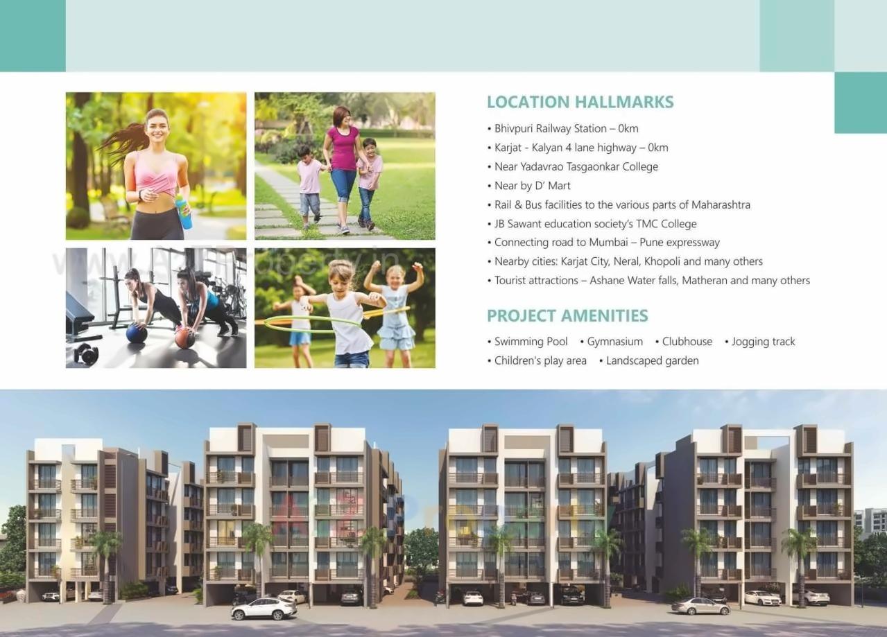 3D Elevation of real estate project Florence Town located at Diksal, Raigarh, Maharashtra