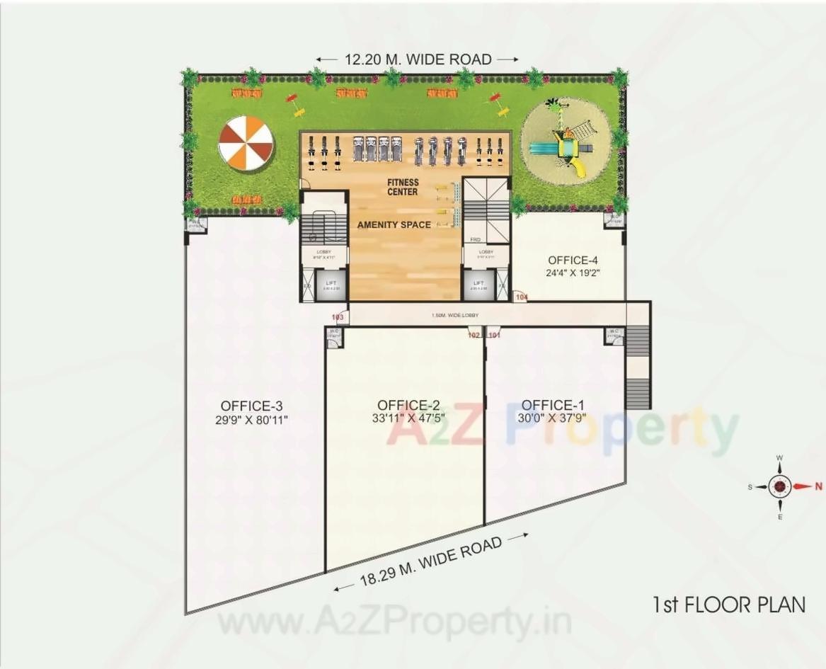 Layout of real estate project Future Heights located at Panvel, Raigarh, Maharashtra