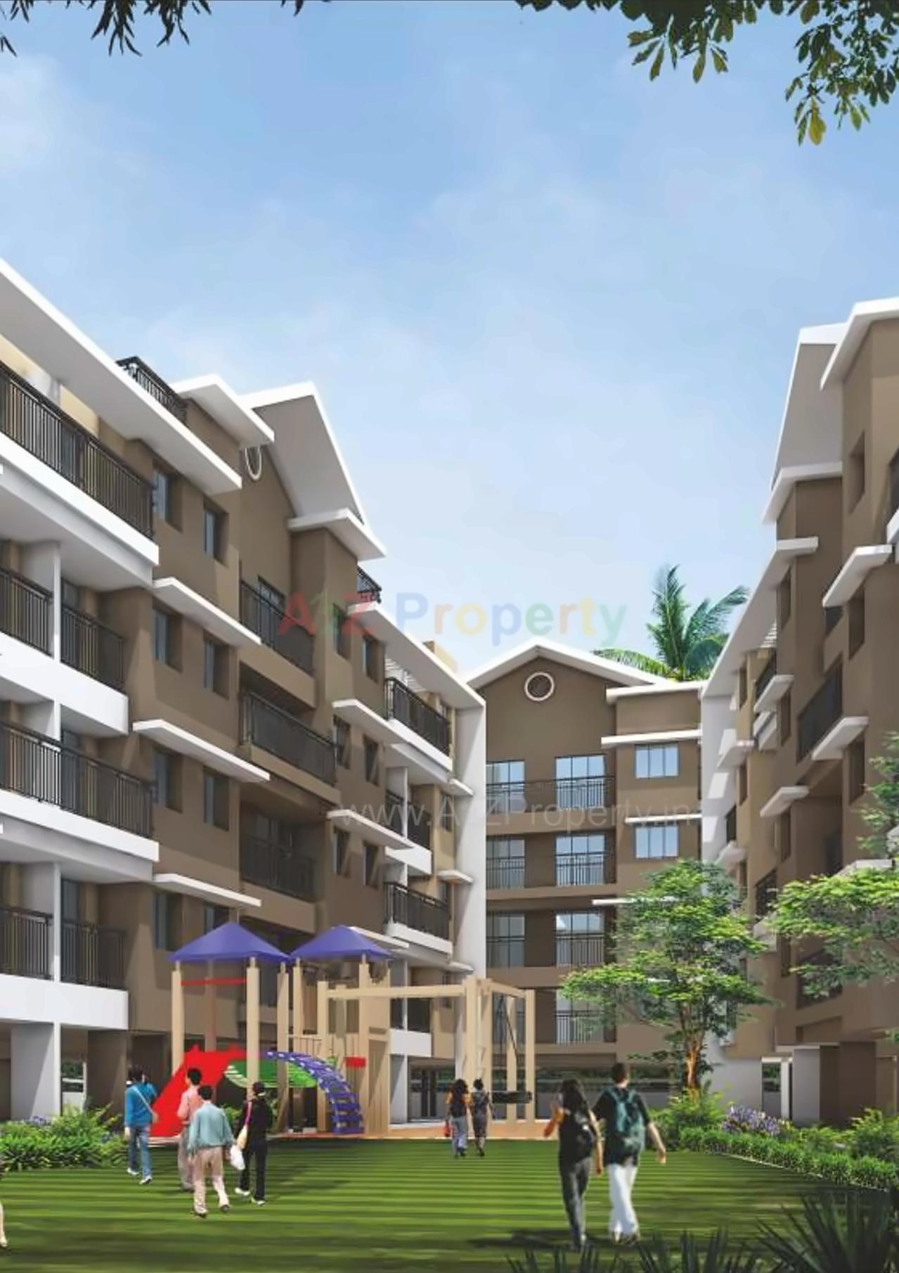 3D Elevation of real estate project Galaxy City located at Jite, Raigarh, Maharashtra