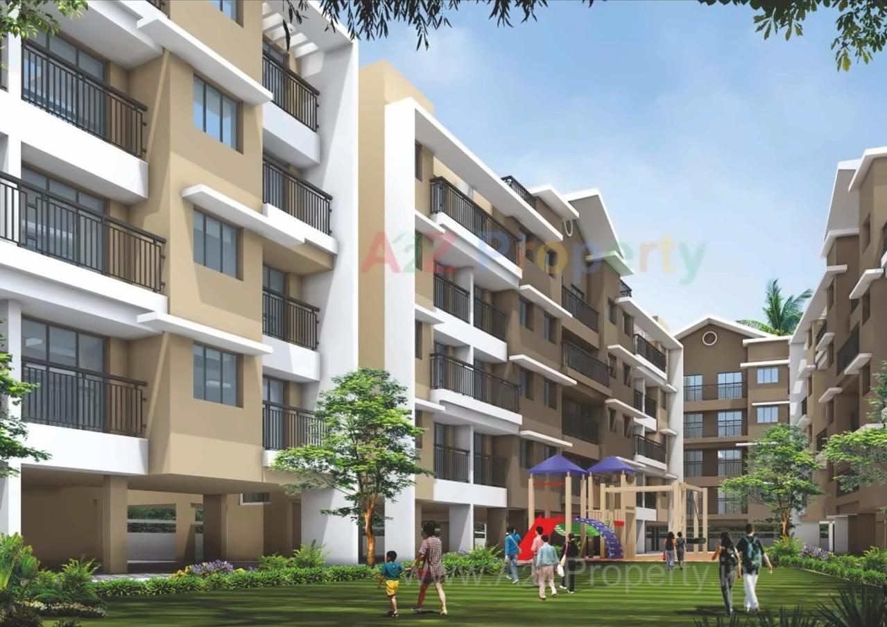 3D Elevation of real estate project Galaxy City located at Jite, Raigarh, Maharashtra