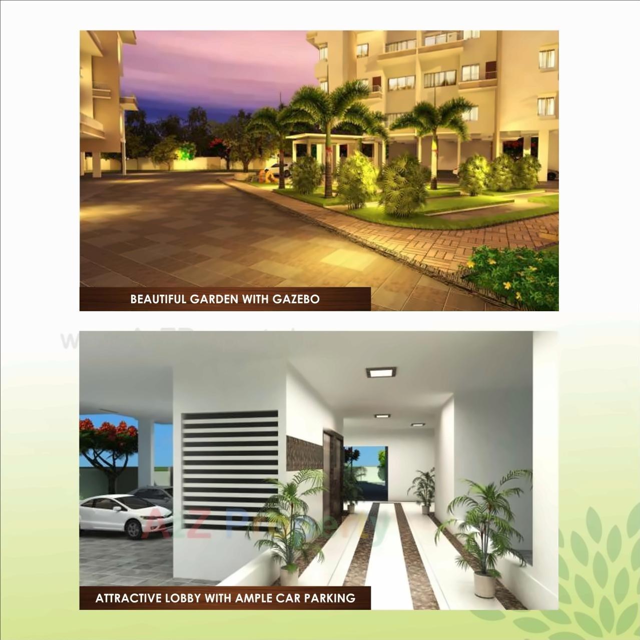 3D Elevation of real estate project Green City located at Khardi-bk, Raigarh, Maharashtra