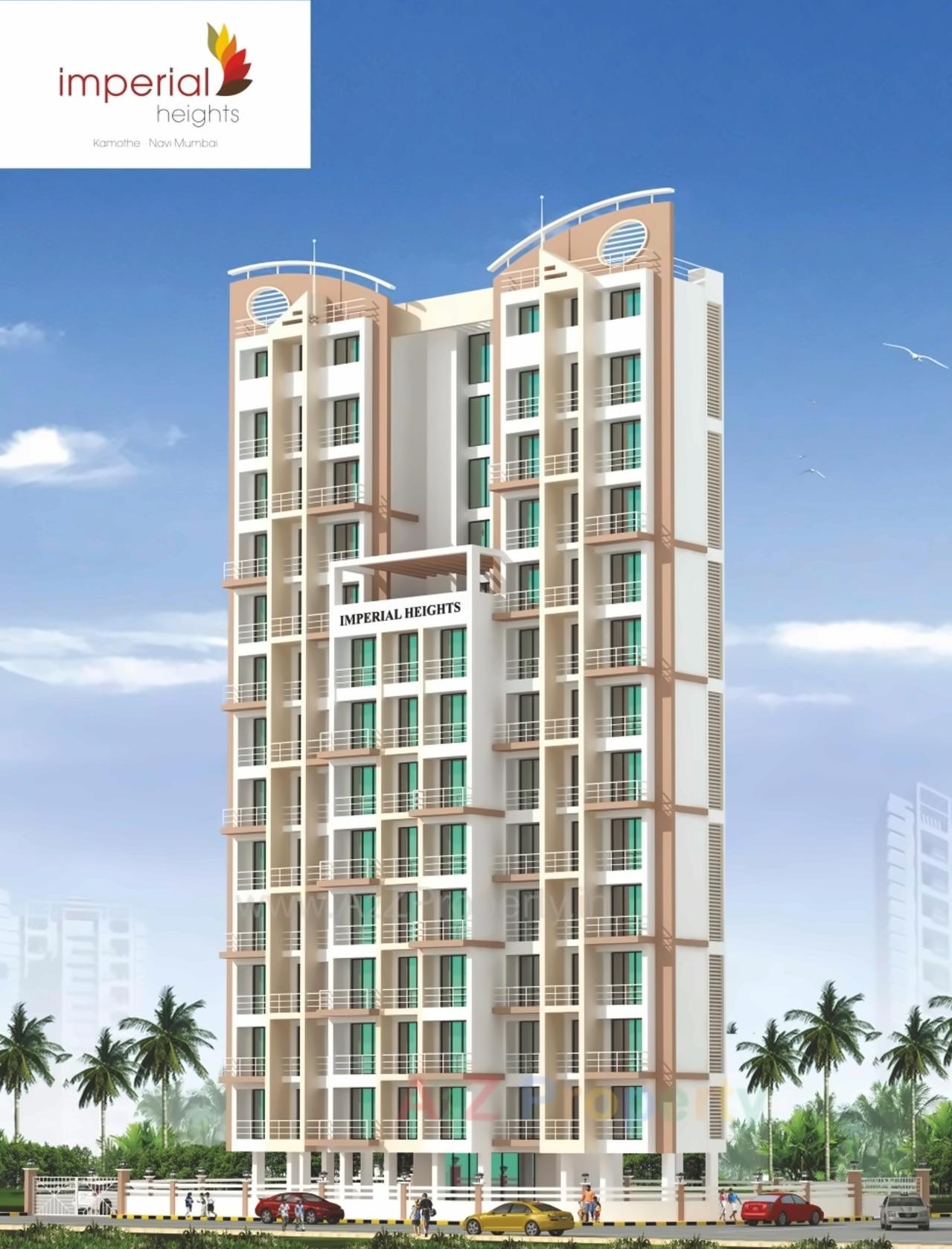 3D Elevation of real estate project Imperial Heights located at Kamothe, Raigarh, Maharashtra