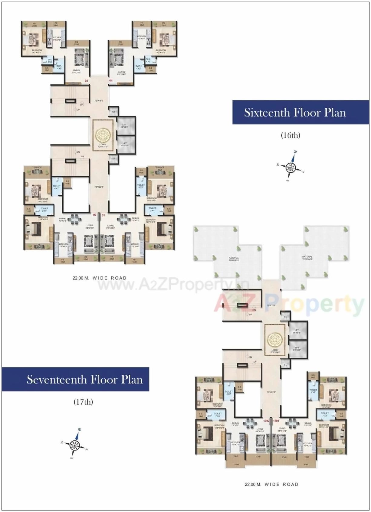 Layout of real estate project Infinity Elite located at Bokadvira, Raigarh, Maharashtra