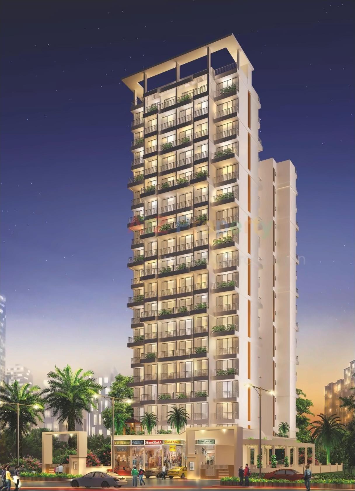 3D Elevation of real estate project Infinity Elite located at Bokadvira, Raigarh, Maharashtra