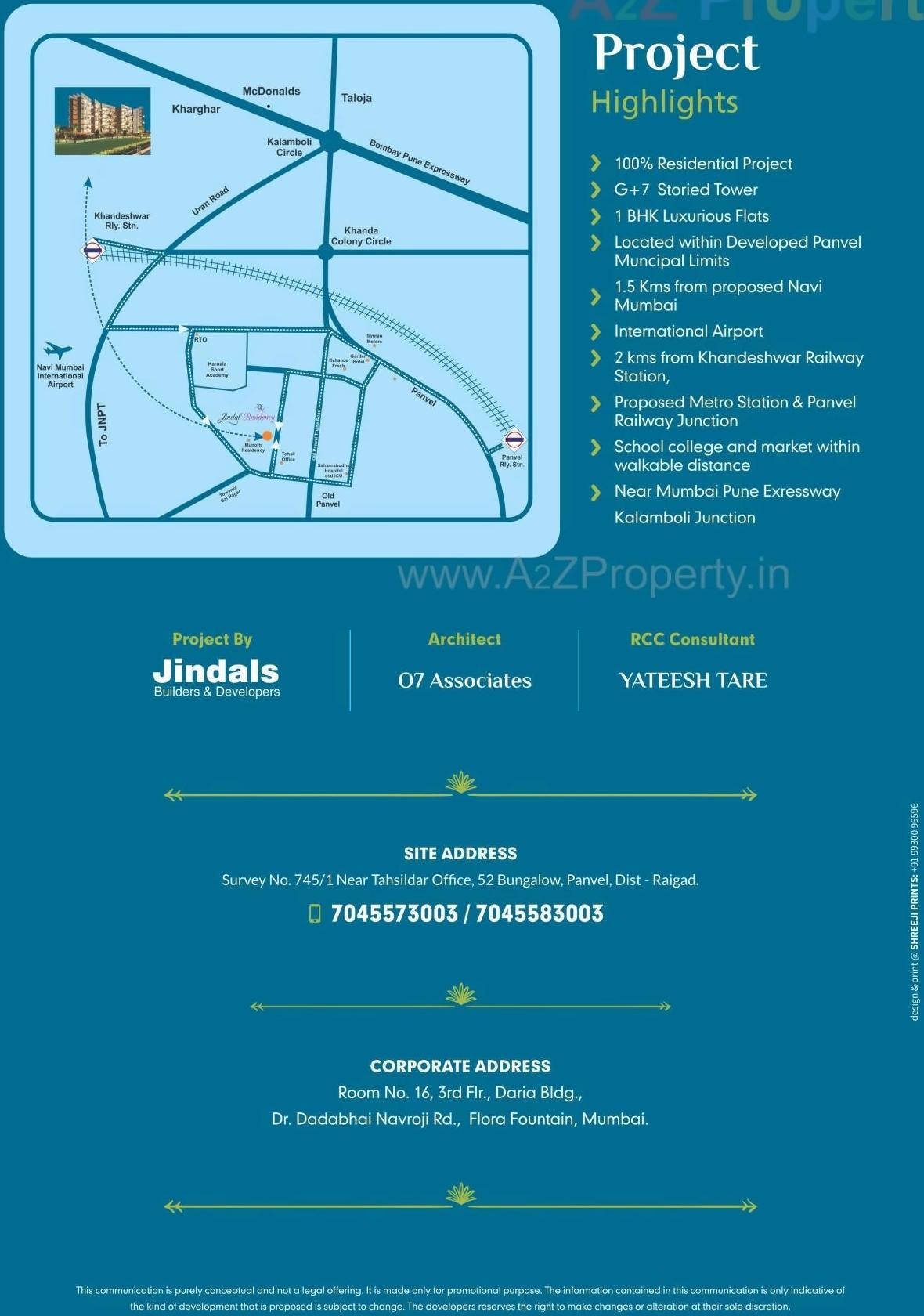  of real estate project Jindal Residency located at Panvel, Raigarh, Maharashtra