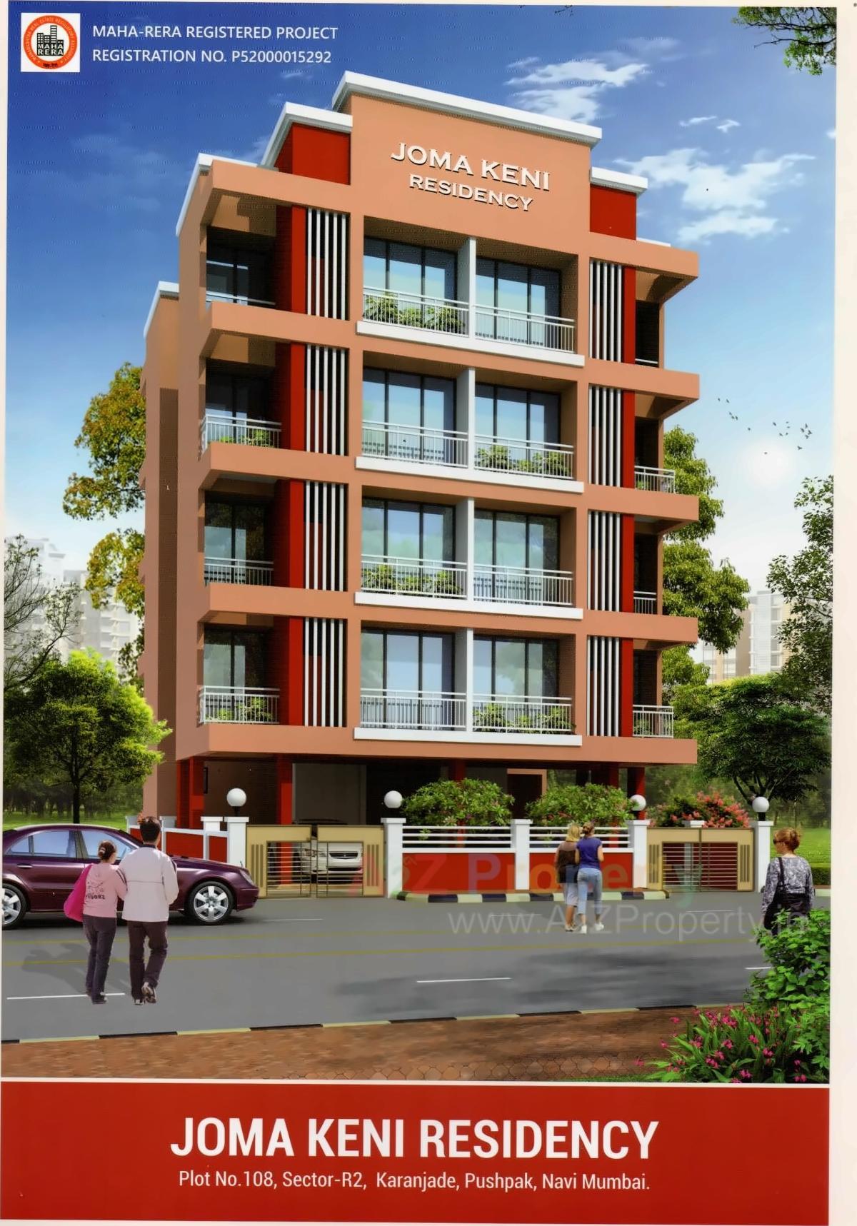 3D Elevation of real estate project Joma Keni Residency located at Chinchpada, Raigarh, Maharashtra