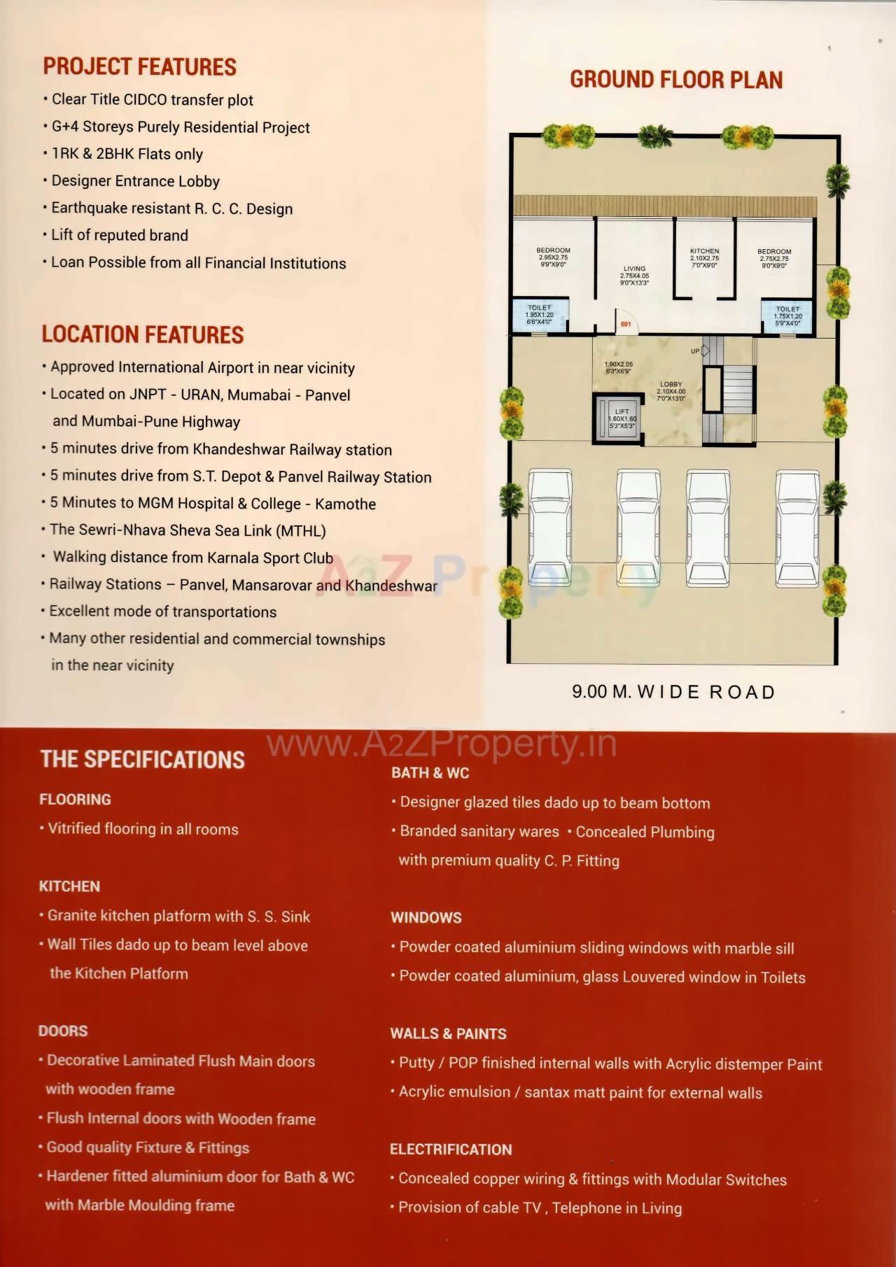  of real estate project Joma Keni Residency located at Chinchpada, Raigarh, Maharashtra