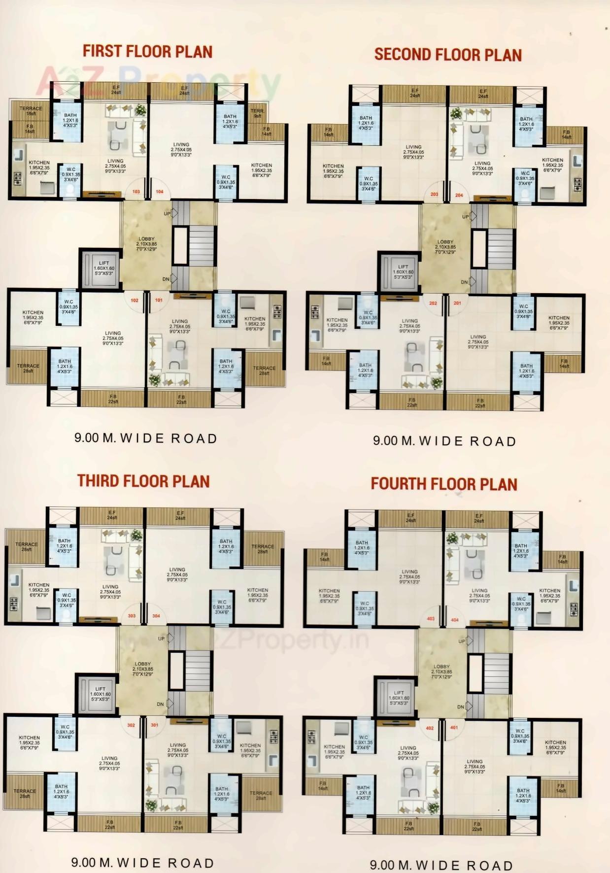 Layout of real estate project Joma Keni Residency located at Chinchpada, Raigarh, Maharashtra