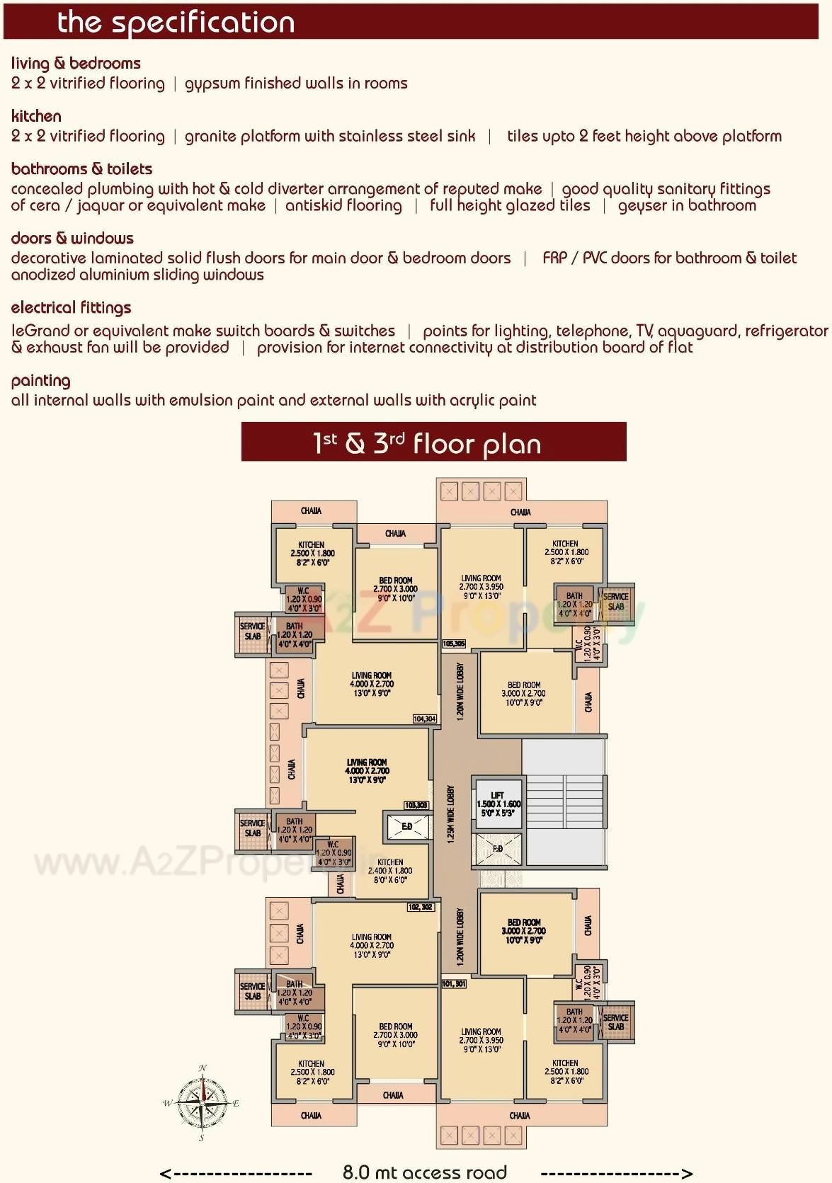 Layout of real estate project Kapila located at Taloje-panchnad-, Raigarh, Maharashtra