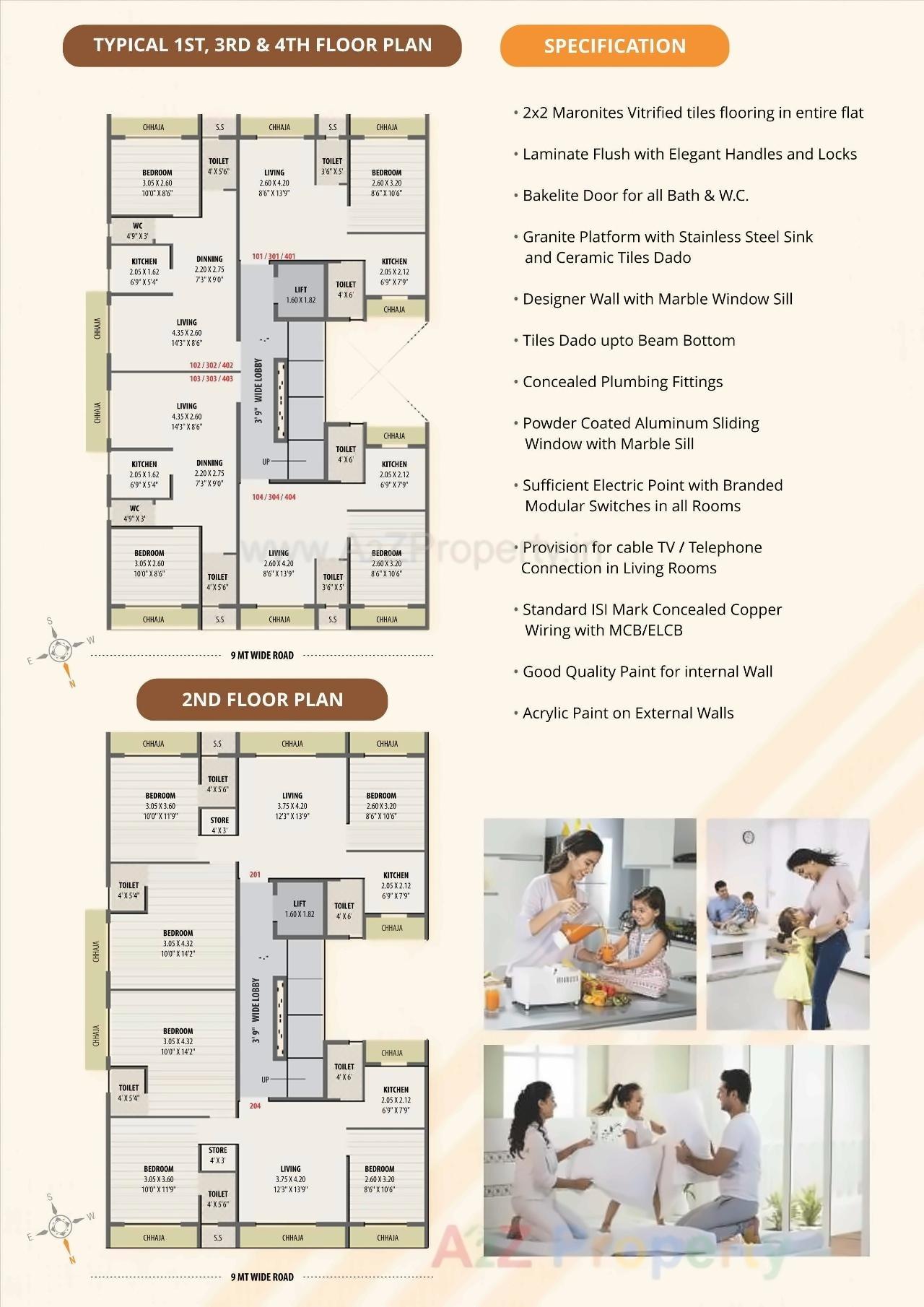 Layout of real estate project Keru Mata Niwas located at Vadghar-ct, Raigarh, Maharashtra