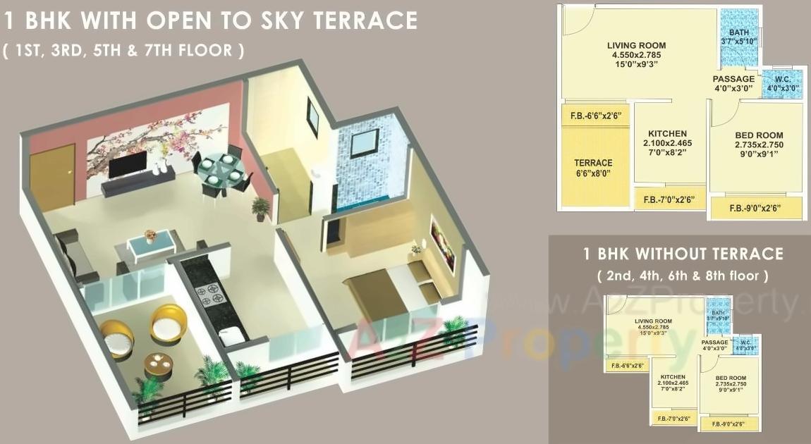 Layout of real estate project Kolad Hills located at Kolad, Raigarh, Maharashtra