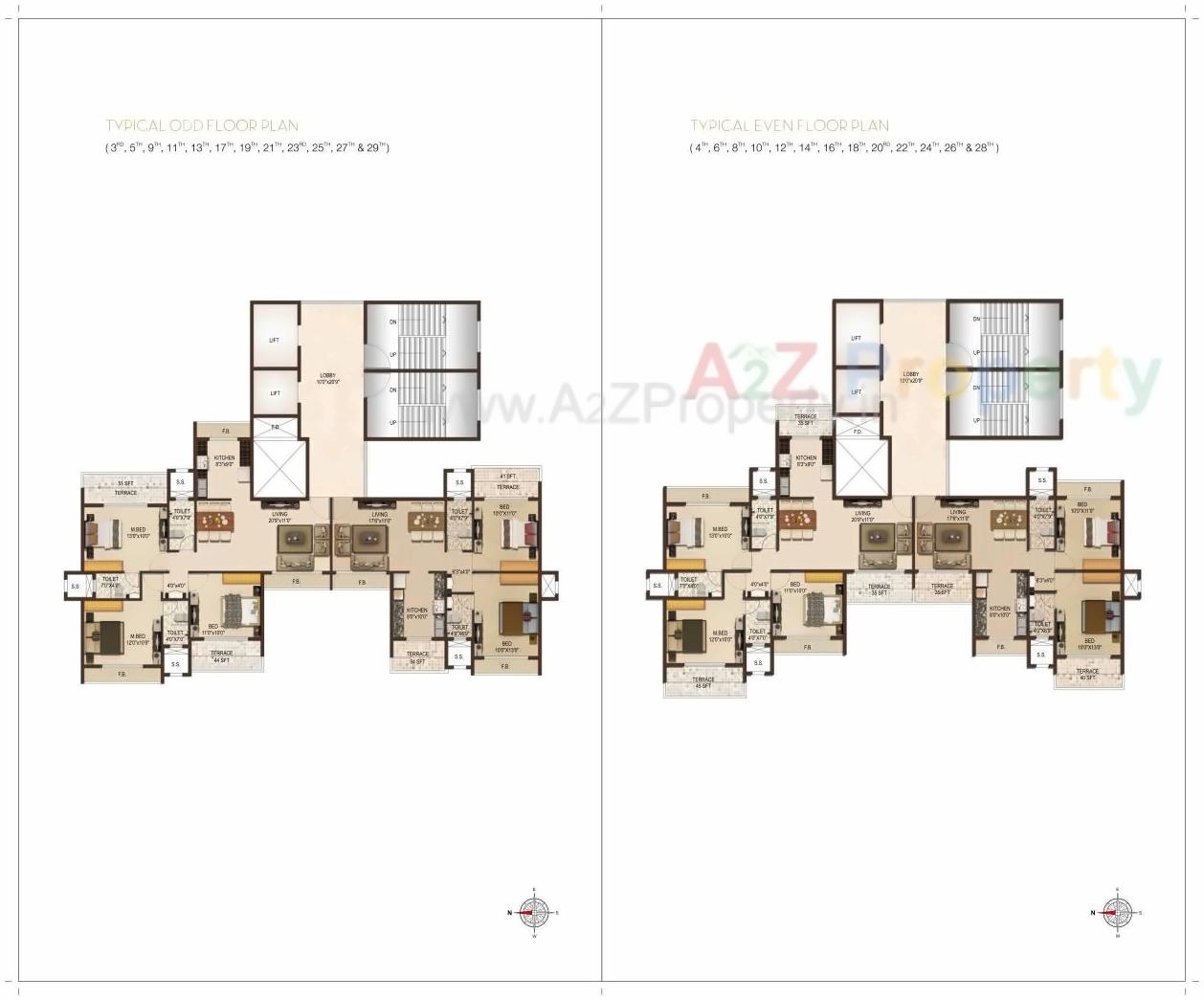 Layout of real estate project Krishh Celestia located at Owe, Raigarh, Maharashtra