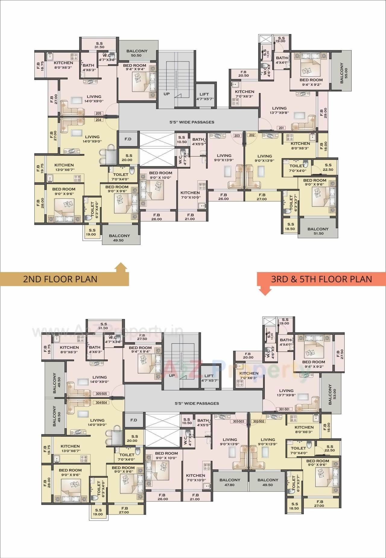 Layout of real estate project Krishna Apartment located at Ulawe, Raigarh, Maharashtra