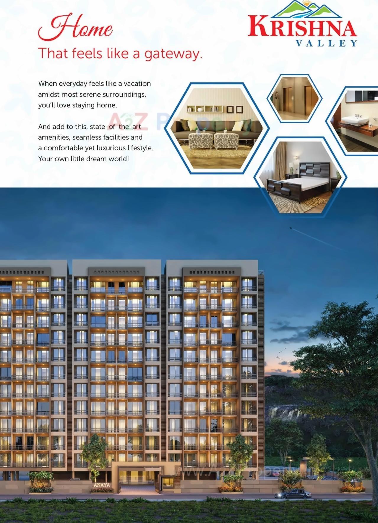 3D Elevation of real estate project Krishna Valley located at Khopoli, Raigarh, Maharashtra