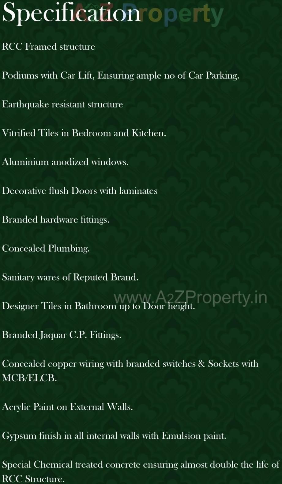  of real estate project La Palacio located at Ulawe, Raigarh, Maharashtra