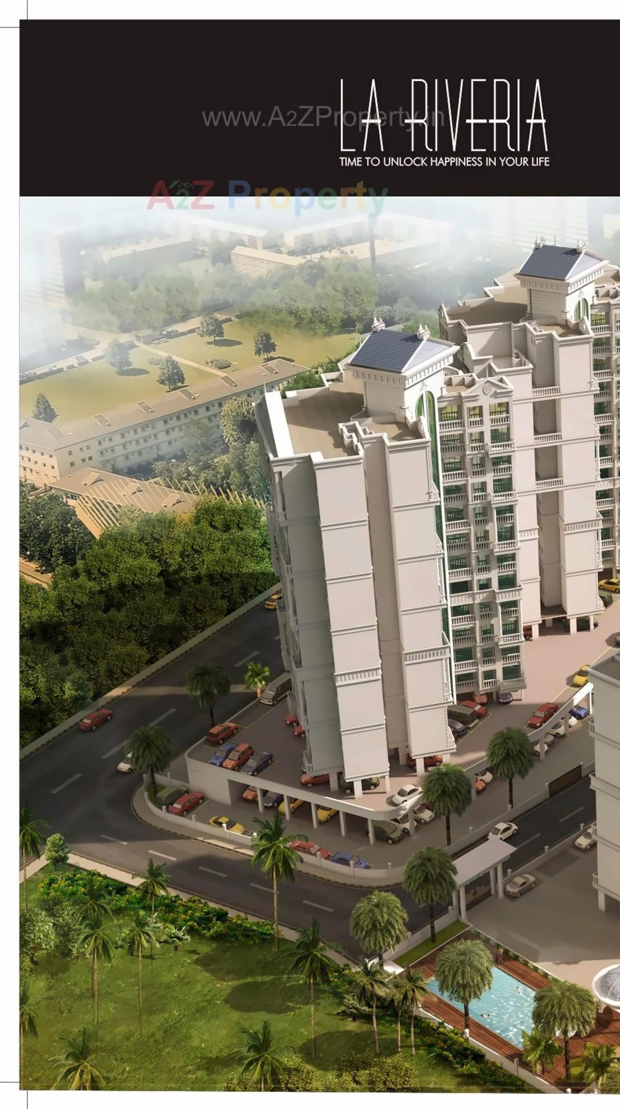 3D Elevation of real estate project La Riveria located at Panvel, Raigarh, Maharashtra