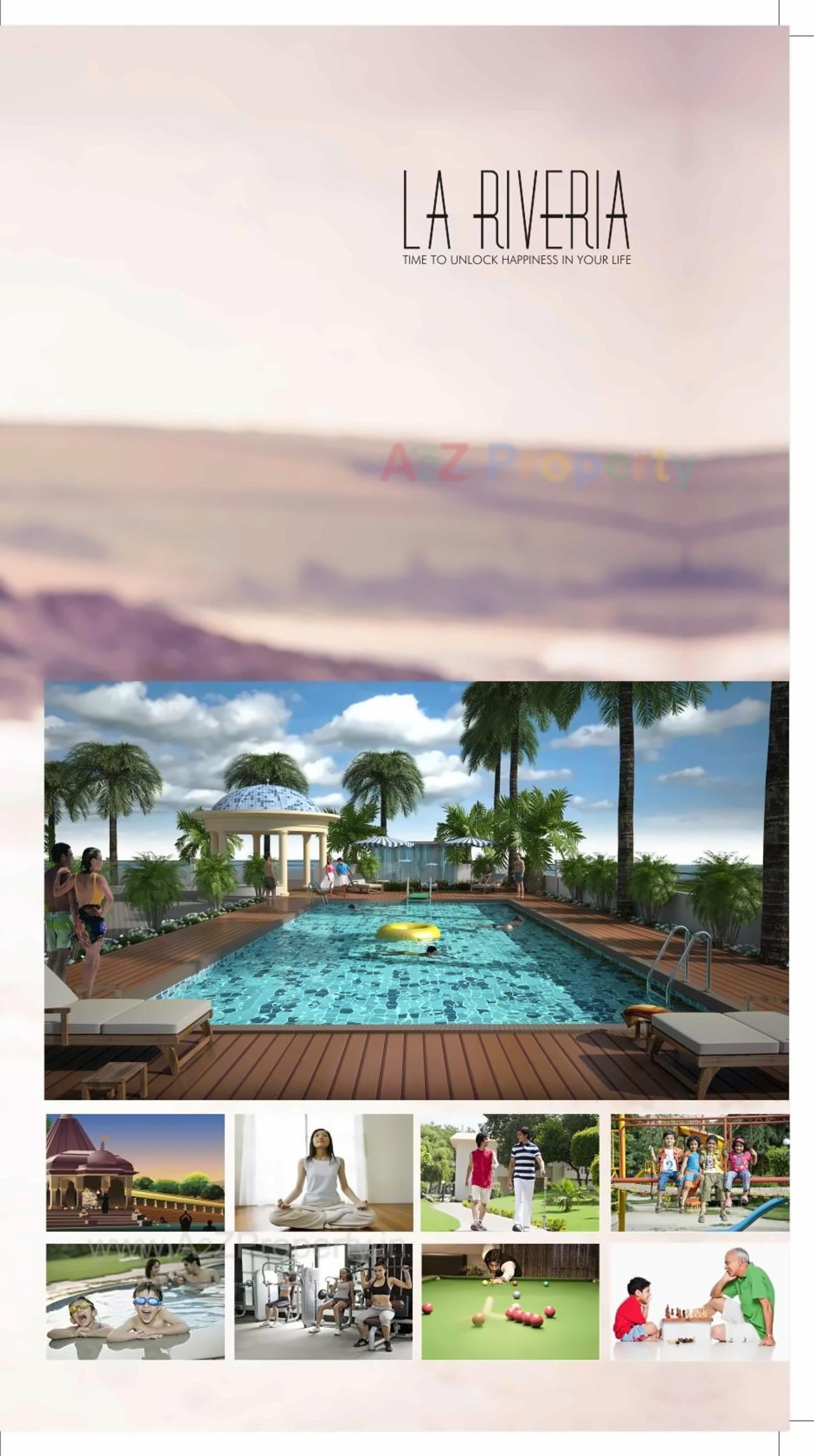 3D Elevation of real estate project La Riveria located at Panvel, Raigarh, Maharashtra