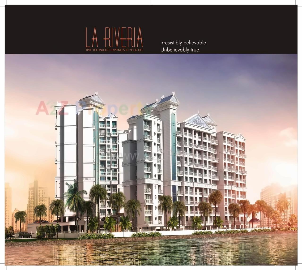 3D Elevation of real estate project La Riveria located at Panvel, Raigarh, Maharashtra