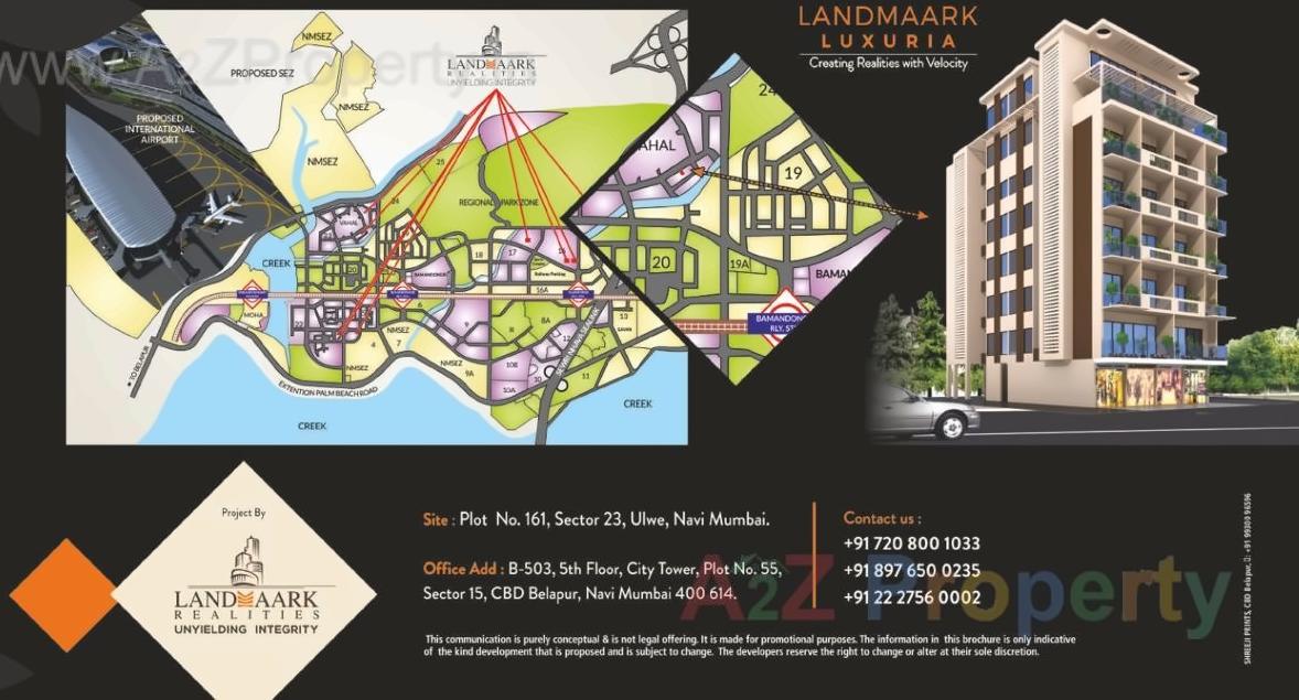  of real estate project Landmaark Luxuria located at Ulawe, Raigarh, Maharashtra