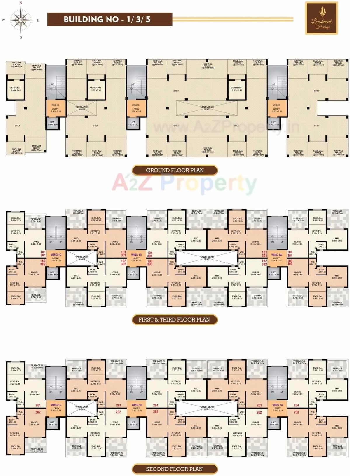 Layout of real estate project Landmark Heritage located at Umroli, Raigarh, Maharashtra