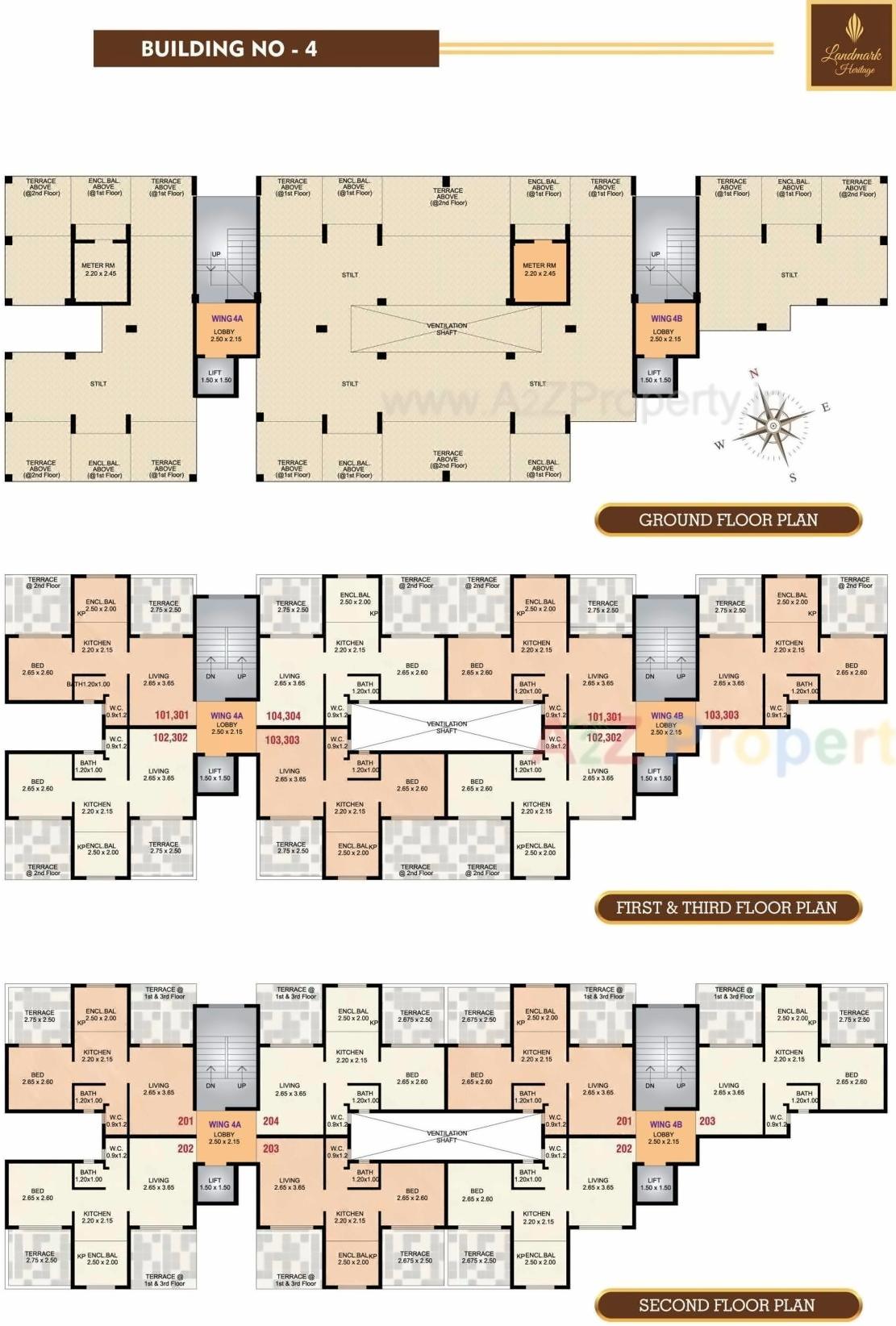 Layout of real estate project Landmark Heritage located at Umroli, Raigarh, Maharashtra