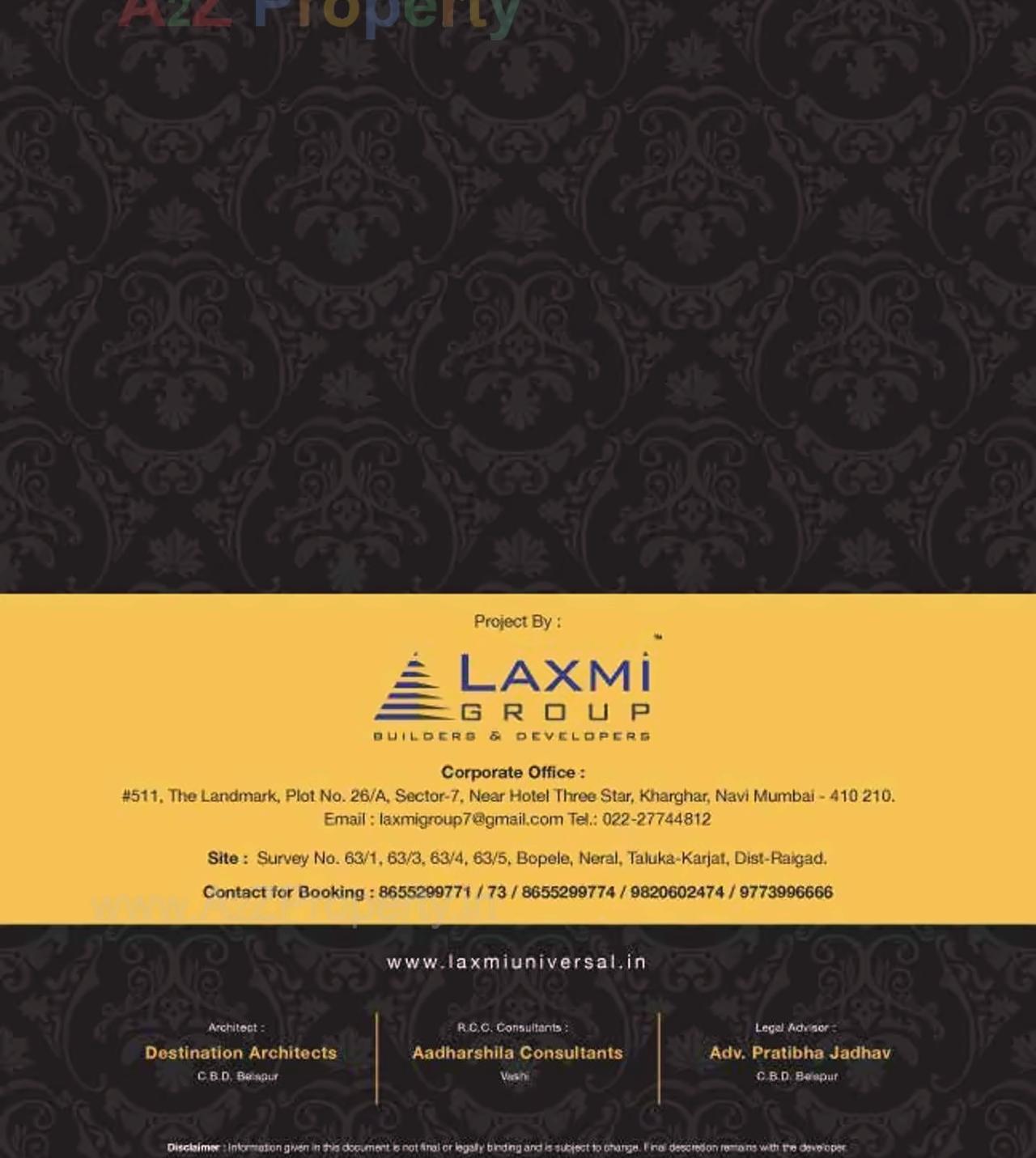  of real estate project Laxmi Castello located at Bopele, Raigarh, Maharashtra