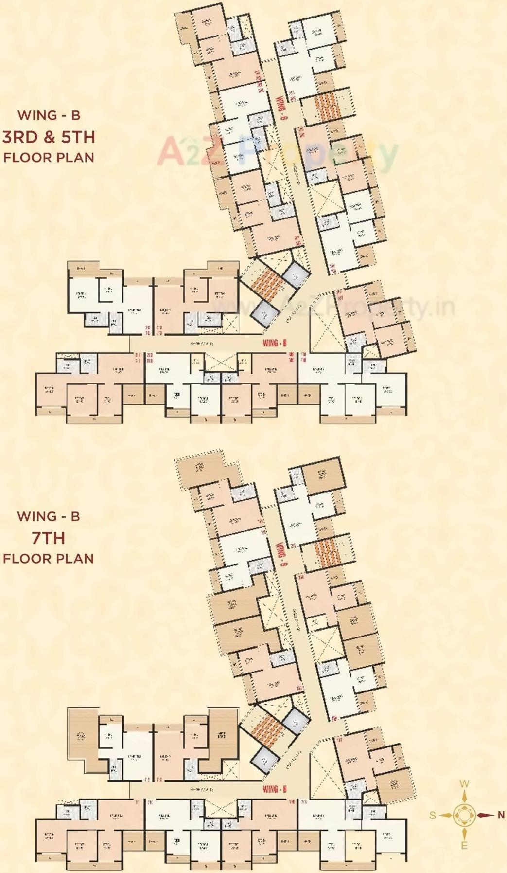 Layout of real estate project Laxmi Orchid located at Dhamote, Raigarh, Maharashtra