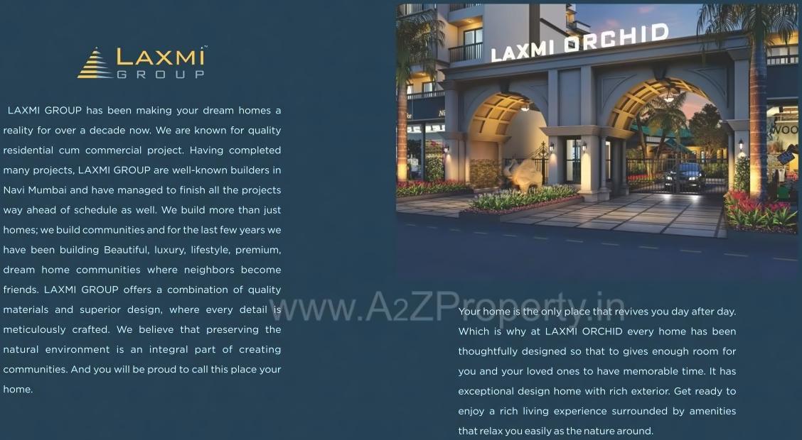 3D Elevation of real estate project Laxmi Orchid located at Dhamote, Raigarh, Maharashtra