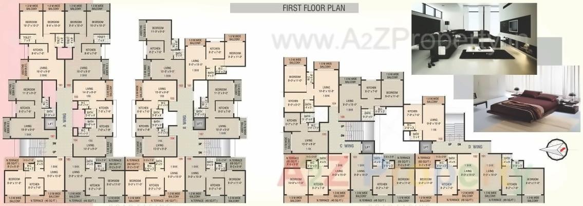Layout of real estate project Leena Heritage located at Khopoli, Raigarh, Maharashtra