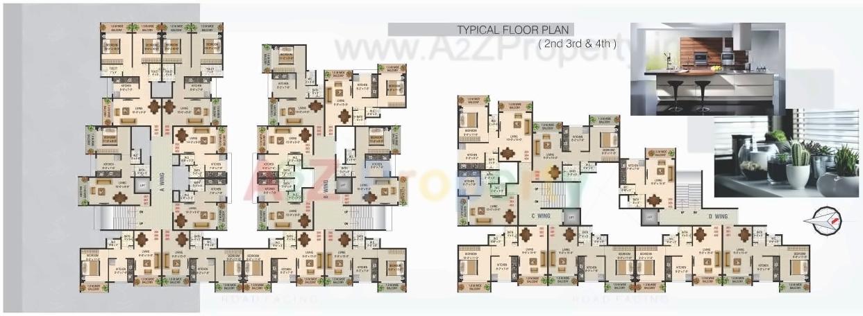 Layout of real estate project Leena Heritage located at Khopoli, Raigarh, Maharashtra